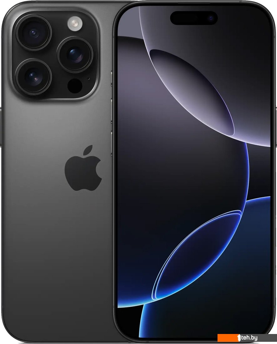  - Мобильные телефоны Apple iPhone 16 Pro 256GB (черный титан) - iPhone 16 Pro 256GB (черный титан)