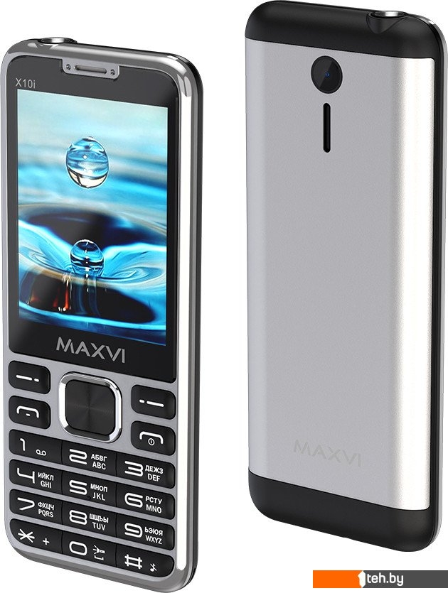  - Мобильные телефоны Maxvi X10i (серебристый металлик) - X10i (серебристый металлик)