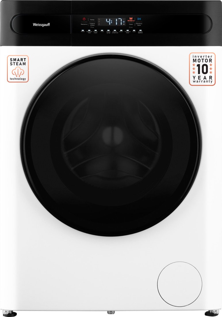  - Стиральная машина Weissgauff WMD 49411 DC Inverter Steam - WMD 49411 DC Inverter Steam