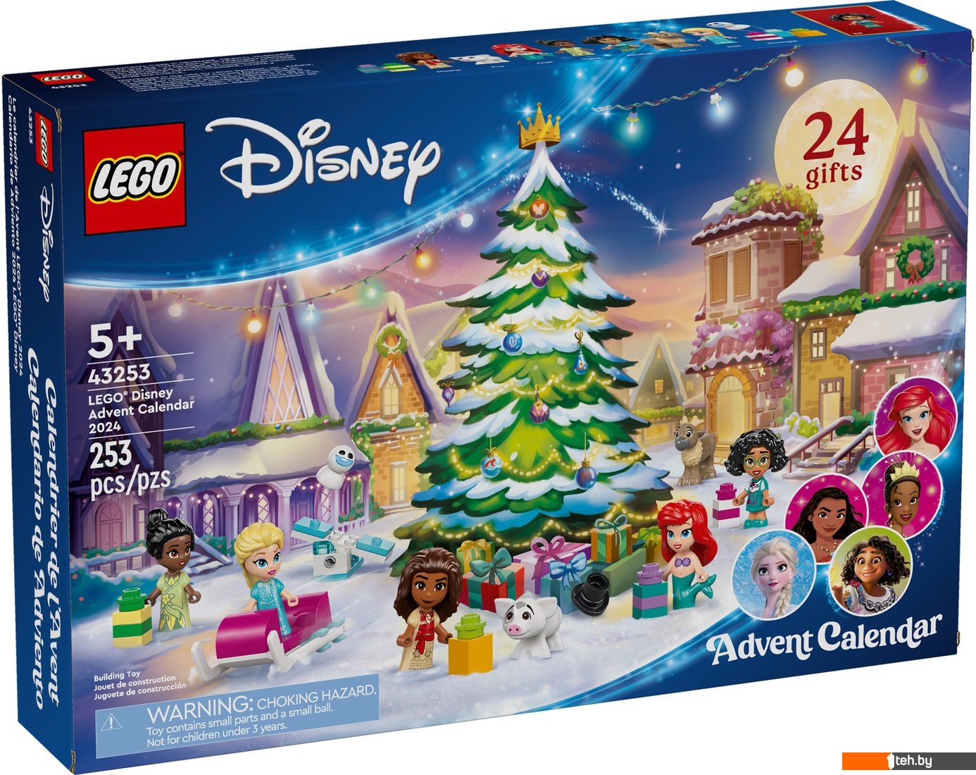  - Конструкторы LEGO Disney 43253 Новогодний календарь на 2024 год - Disney 43253 Новогодний календарь на 2024 год