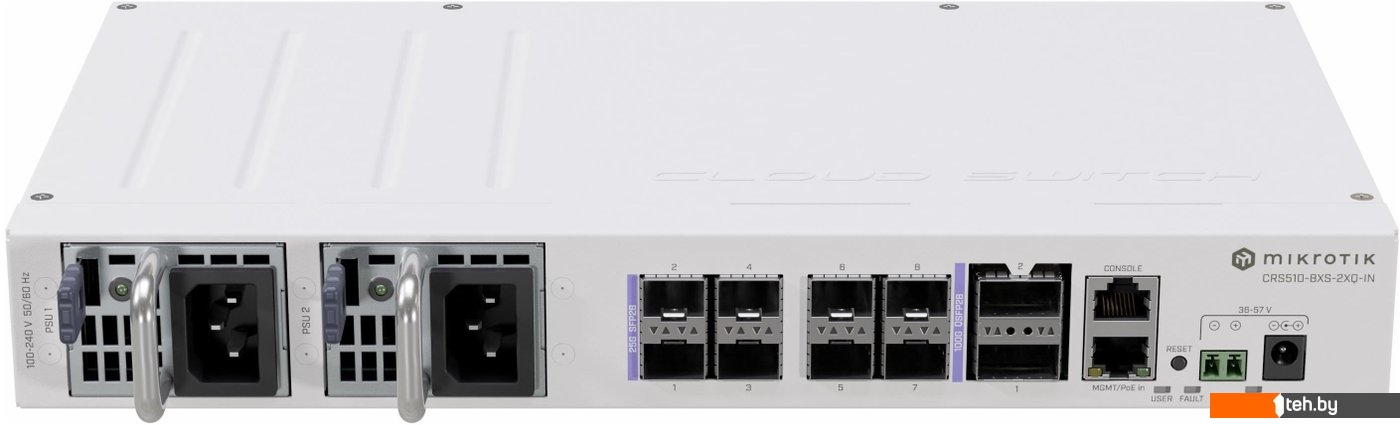  - Коммутаторы Mikrotik CRS510-8XS-2XQ-IN - CRS510-8XS-2XQ-IN