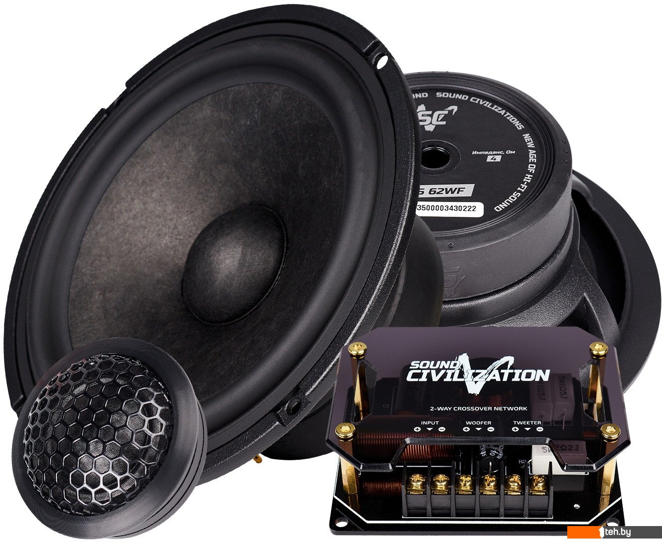  - Автоакустика KICX Sound Civilization MS-62 - Sound Civilization MS-62