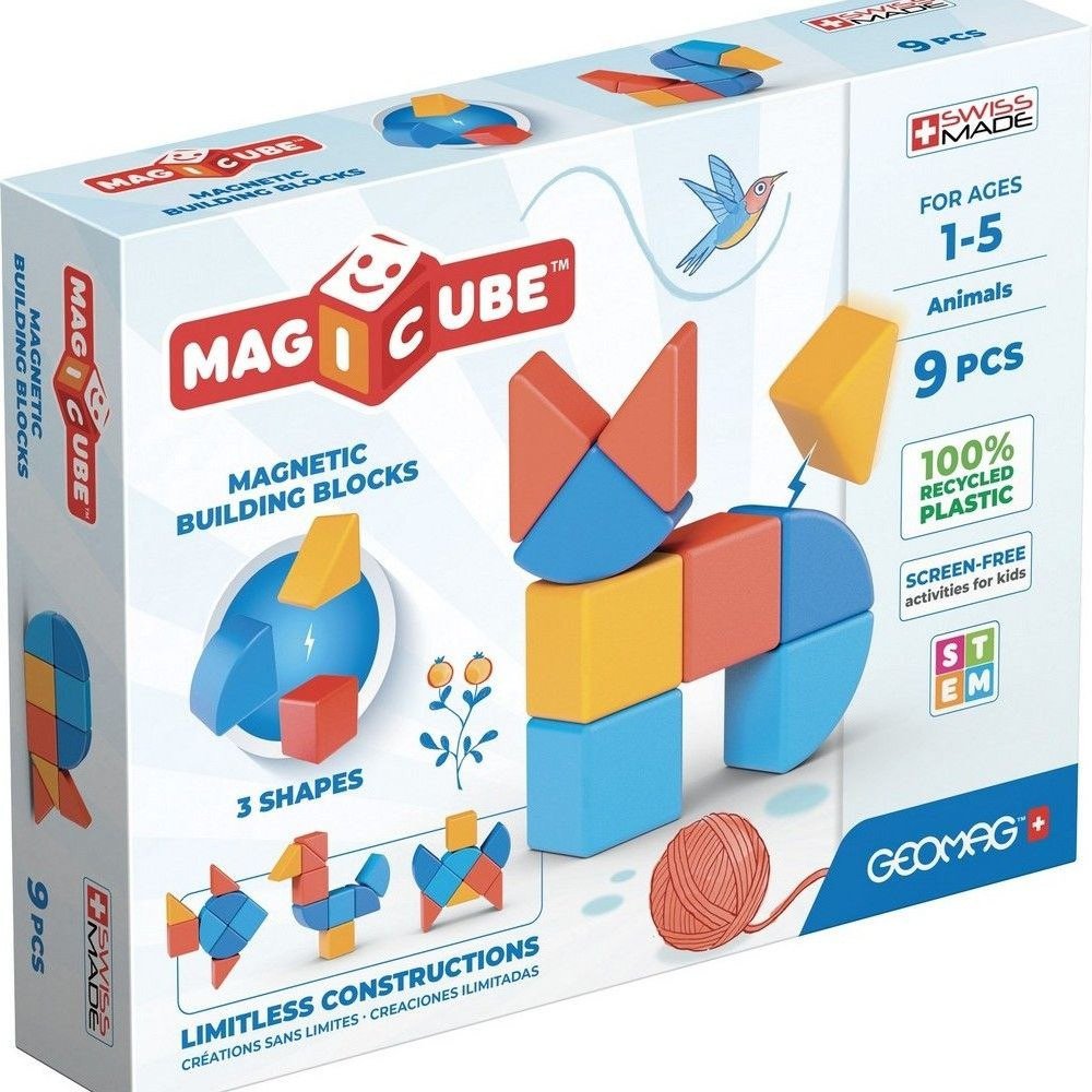  - Развивающие игрушки Geomag Магнитные кубики 3 формы GM208 - Магнитные кубики 3 формы GM208
