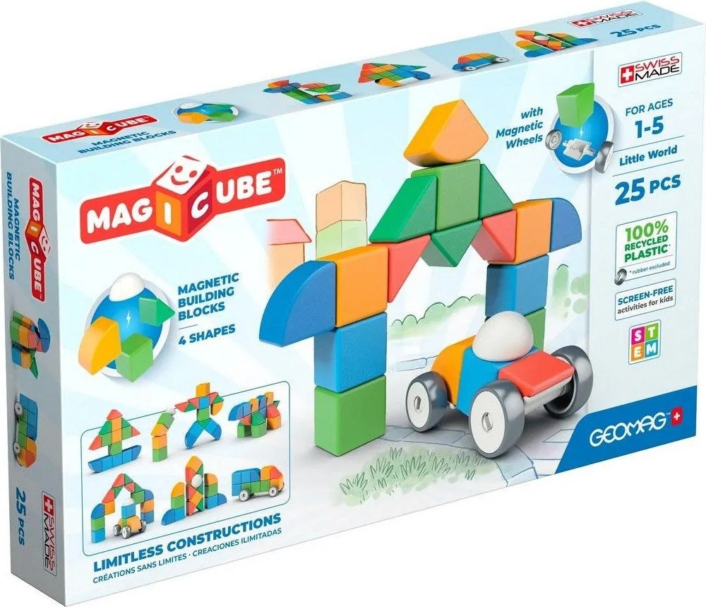  - Развивающие игрушки Geomag Магнитные кубики 4 формы GM209 - Магнитные кубики 4 формы GM209