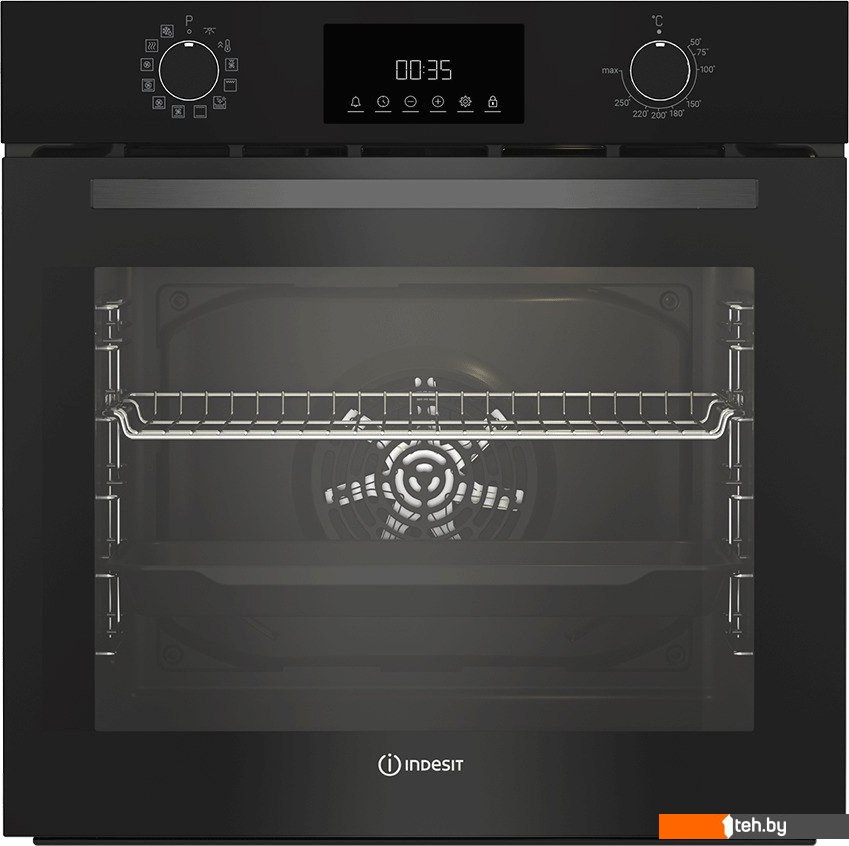  - Духовые шкафы Indesit IBFTE 3841 J BL - IBFTE 3841 J BL