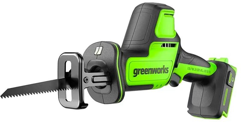  - Циркулярные, торцовочные и сабельные пилы Greenworks GPT-СRS-25 1200507 (без АКБ) - GPT-СRS-25 1200507 (без АКБ)