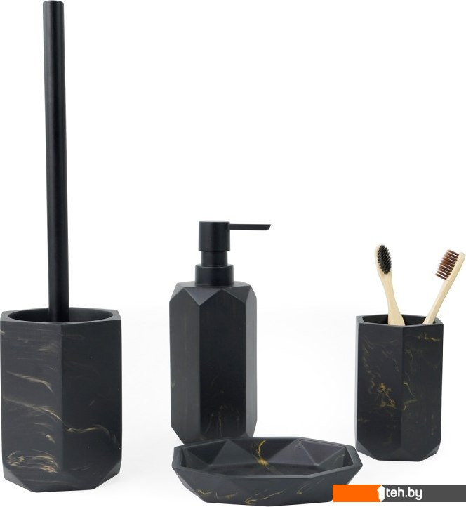  - Аксессуары для ванной и туалета FORA Anthracite (4 предмета) - Anthracite (4 предмета)