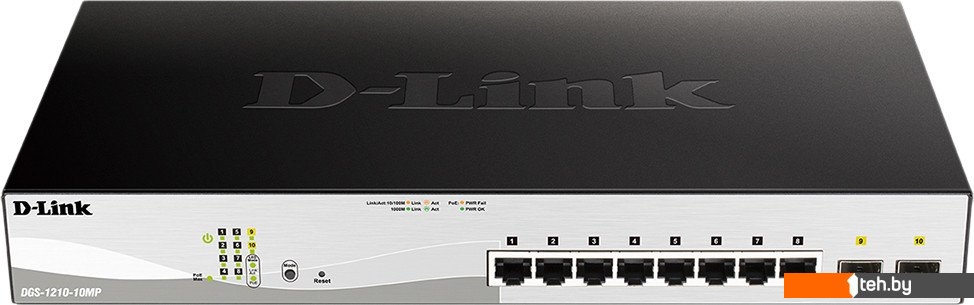  - Коммутаторы D-Link DGS-1210-10MP/FL2A - DGS-1210-10MP/FL2A