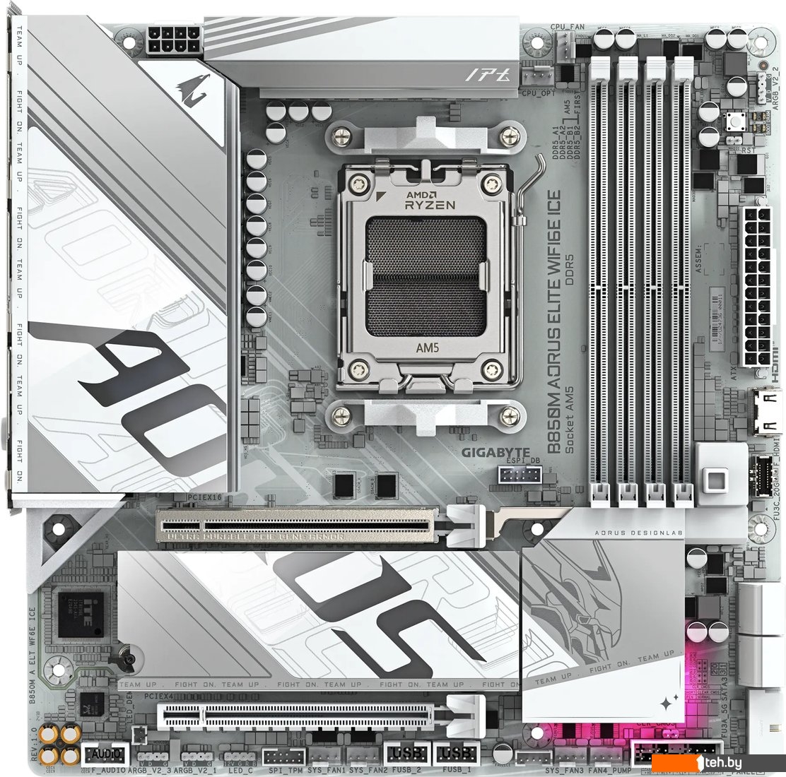  - Материнские платы Gigabyte B850M Aorus Elite WiFi6E Ice (rev. 1.0) - B850M Aorus Elite WiFi6E Ice (rev. 1.0)