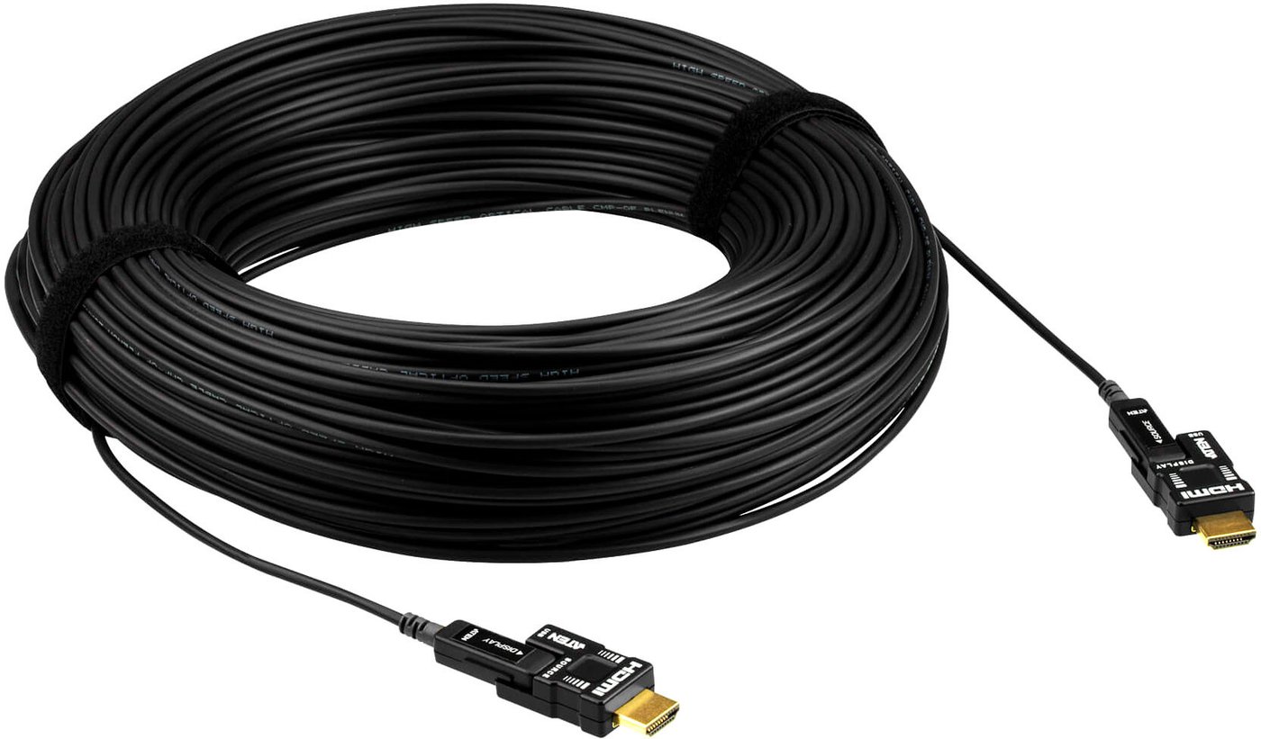  - Кабели, адаптеры, разветвители Aten VE7834-AT HDMI-HDMI (60 м, черный) - VE7834-AT HDMI-HDMI (60 м, черный)