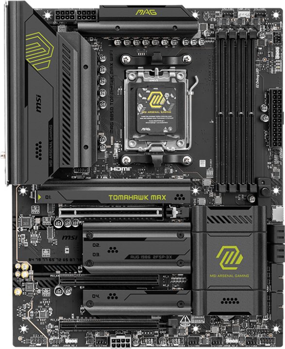  - Материнские платы MSI MAG B850 Tomahawk Max WiFi - MAG B850 Tomahawk Max WiFi