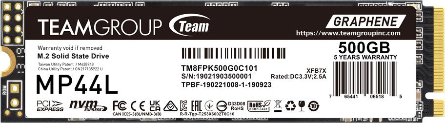  - SSD Team MP44L 500GB TM8FPK500G0C101 - MP44L 500GB TM8FPK500G0C101