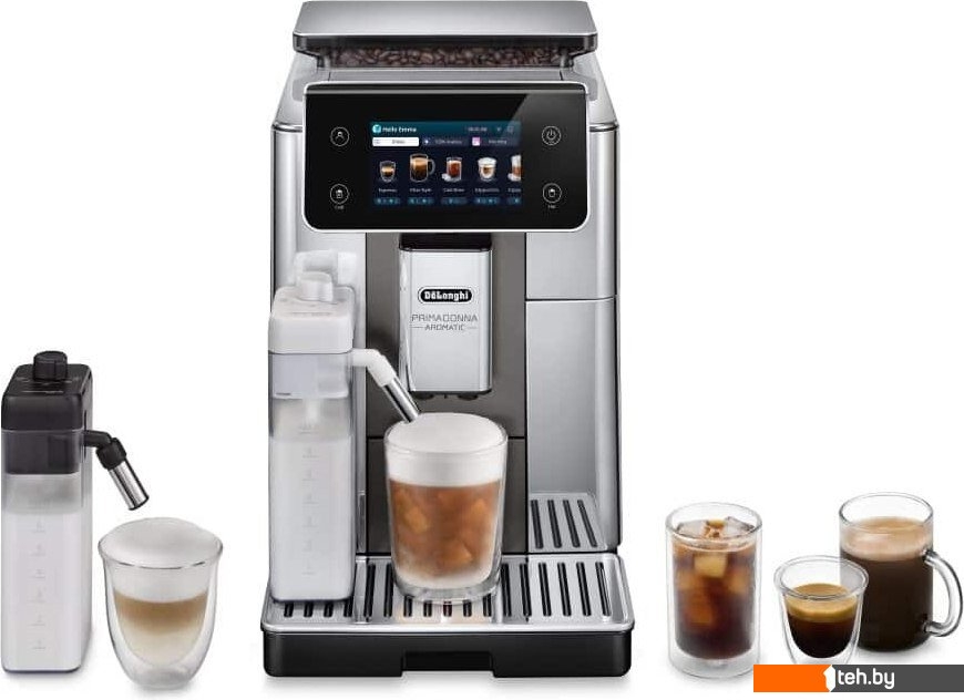  - Кофеварки и кофемашины DeLonghi PrimaDonna Aromatic ECAM630.75.TSM - PrimaDonna Aromatic ECAM630.75.TSM