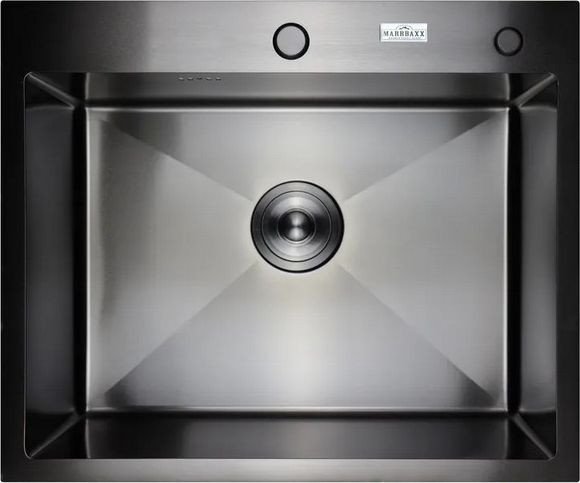  - Кухонные мойки MARRBAXX B6050-R (черный/графит) - B6050-R (черный/графит)