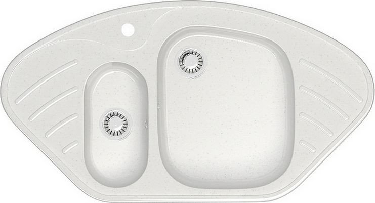  - Кухонные мойки MARRBAXX Карельский камень модель 23/G31 (белый) - Карельский камень модель 23/G31 (белый)