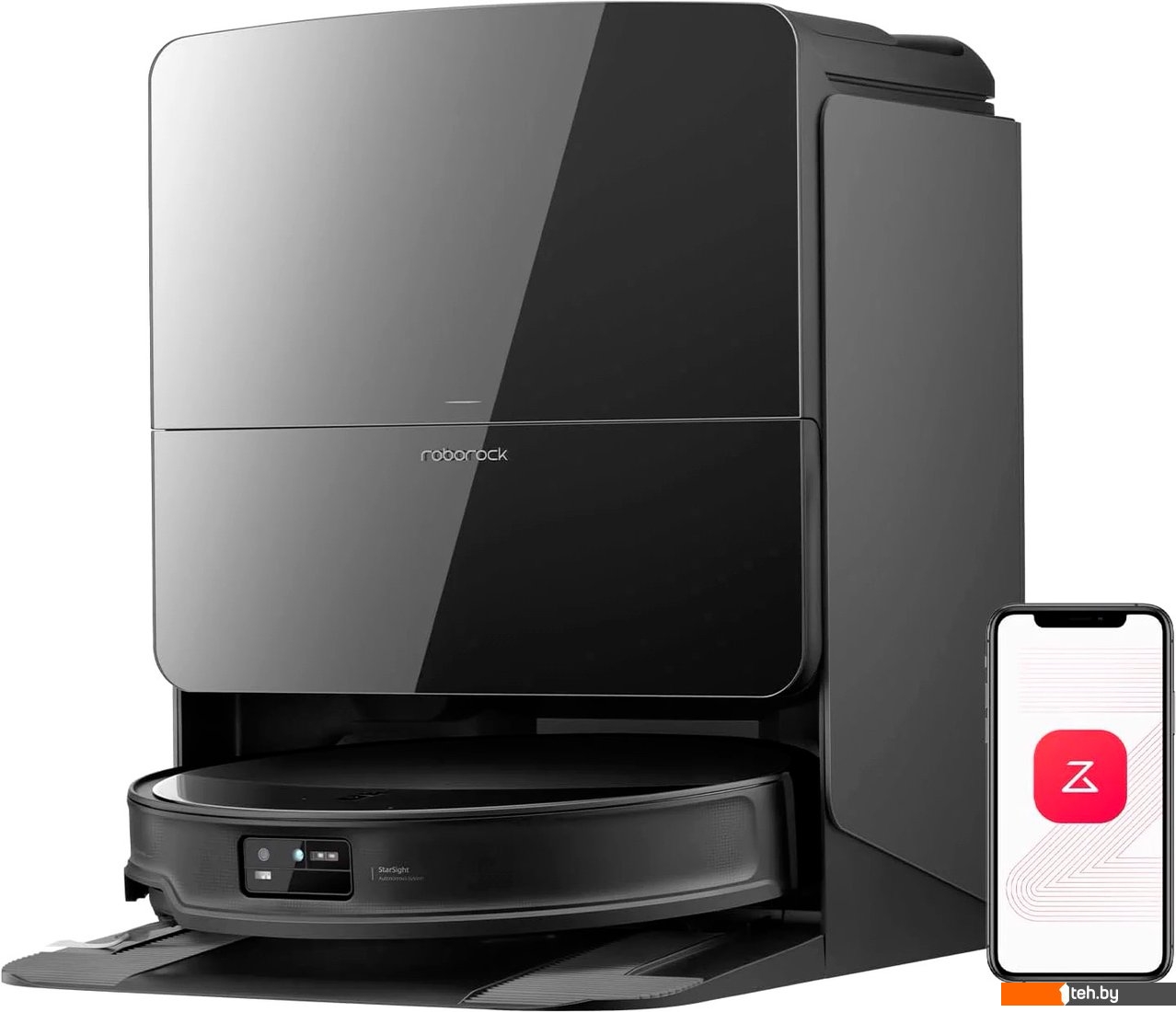  - Роботы-пылесосы Roborock Saros 10R S91COP S10R52-02 (с русской озвучкой, черный) - Saros 10R S91COP S10R52-02 (с русской озвучкой, черный)