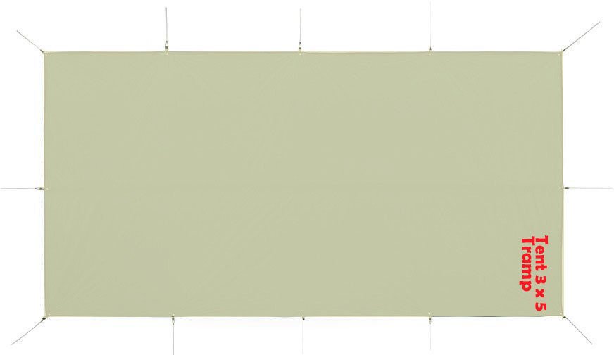  - Шатры, тенты TRAMP Тент 3x5 м (песочный) - Тент 3x5 м (песочный)