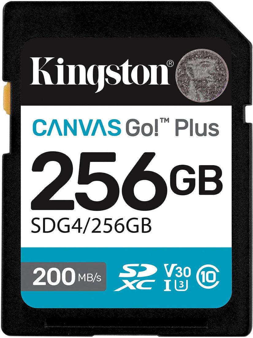  - Карты памяти Kingston Canvas Go! Plus SDXC 256GB SDG4/256GB - Canvas Go! Plus SDXC 256GB SDG4/256GB