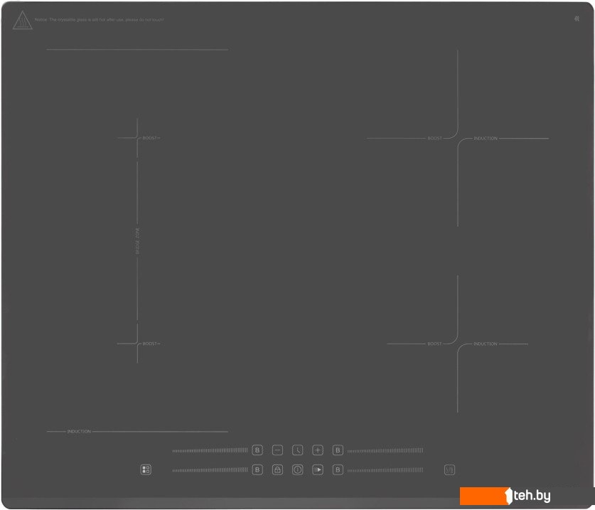  - Варочные панели Zorg INO62 gray - INO62 gray