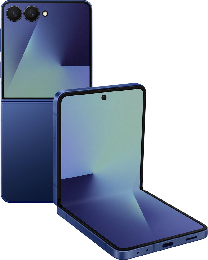  - Мобильные телефоны Samsung Galaxy Z Flip7 SM-F766B 12GB/512GB (синий) - Galaxy Z Flip7 SM-F766B 12GB/512GB (синий)