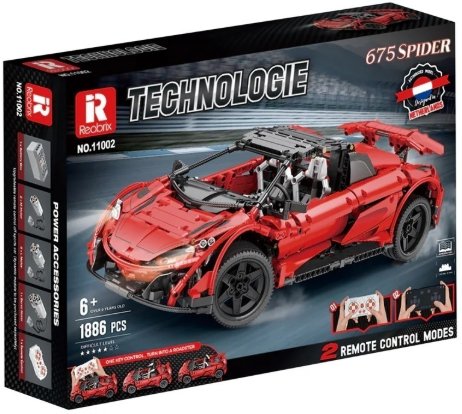 - Конструкторы Reobrix Суперкар Spider 675Lt 11002-D - Суперкар Spider 675Lt 11002-D