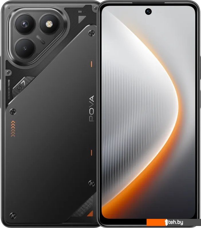 - Мобильные телефоны Tecno Pova 7 Neo 8GB/256GB (индустриальный черный) - Pova 7 Neo 8GB/256GB (индустриальный черный)