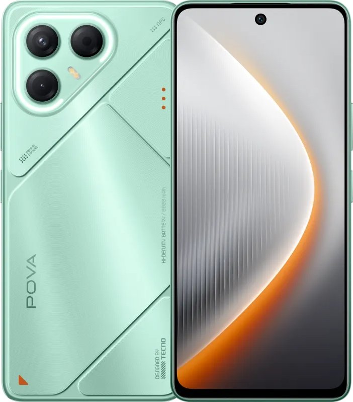  - Мобильные телефоны Tecno Pova 7 5G 8GB/128GB (зеленый оазис) - Pova 7 5G 8GB/128GB (зеленый оазис)