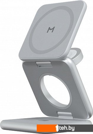  - Зарядные устройства Magssory Fold Pro 3 в 1 WCH063 (серебристый) - Fold Pro 3 в 1 WCH063 (серебристый)
