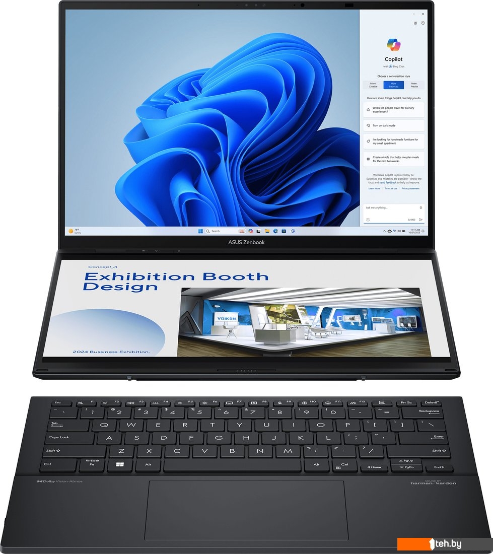  - Ноутбуки ASUS Zenbook 14 Duo OLED UX8406CA-PZ234W - Zenbook 14 Duo OLED UX8406CA-PZ234W