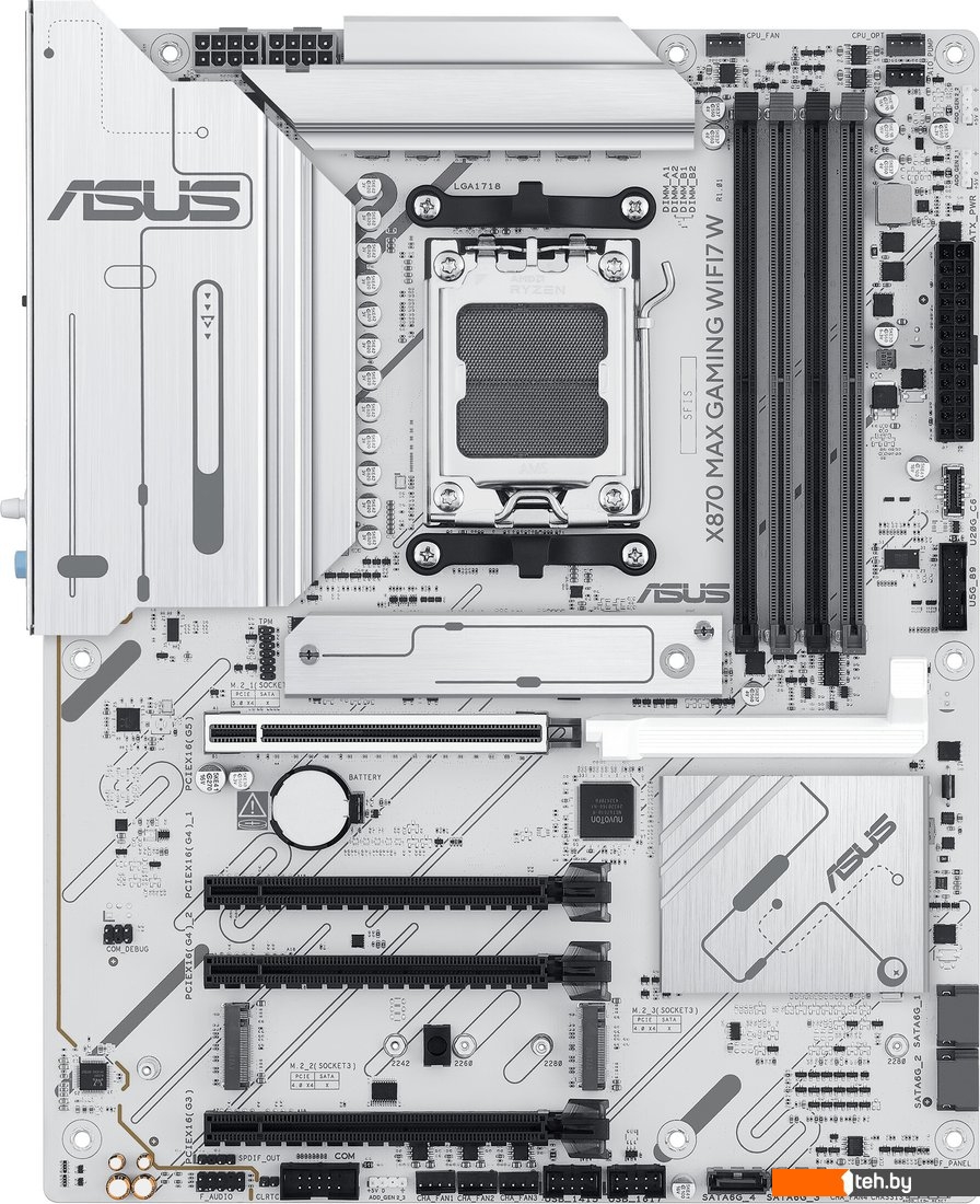  - Материнские платы ASUS X870 MAX Gaming WiFi7 W - X870 MAX Gaming WiFi7 W