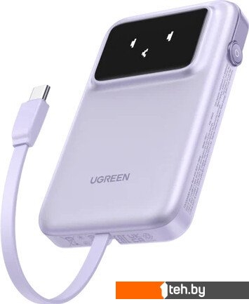  - Портативные зарядные устройства Ugreen PB511 10000mAh (сиреневый) - PB511 10000mAh (сиреневый)