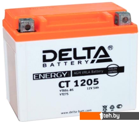  - Мотоциклетные аккумуляторы Delta CT 1205 (5 А·ч) - CT 1205 (5 А·ч)