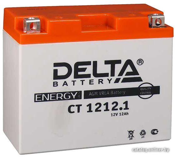  - Мотоциклетные аккумуляторы Delta CT 1212.1 (12 А·ч) - CT 1212.1 (12 А·ч)