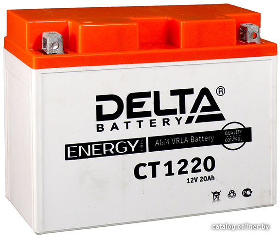  - Мотоциклетные аккумуляторы Delta CT 1220 (20 А·ч) - CT 1220 (20 А·ч)
