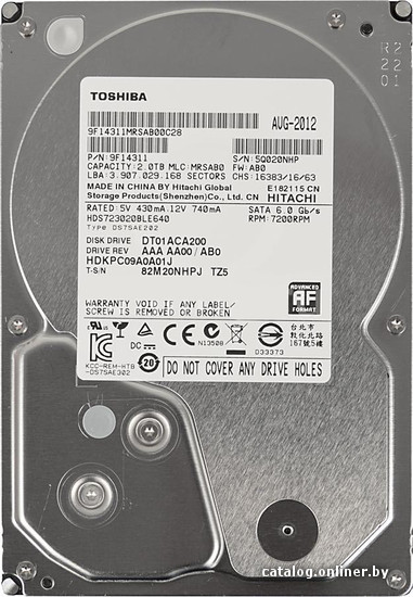  - Жесткие диски Toshiba DT01ACA 2TB (DT01ACA200) - DT01ACA 2TB (DT01ACA200)