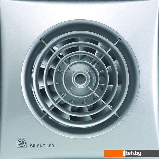  - Вытяжная и приточная вентиляция Soler&Palau Silent-100 CZ Silver [5210415500] - Silent-100 CZ Silver [5210415500]
