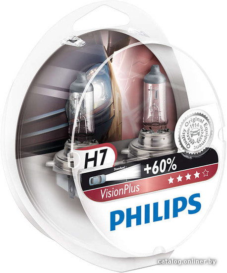  - Автомобильные лампы Philips H7 VisionPlus 2шт [12972VPS2] - H7 VisionPlus 2шт [12972VPS2]
