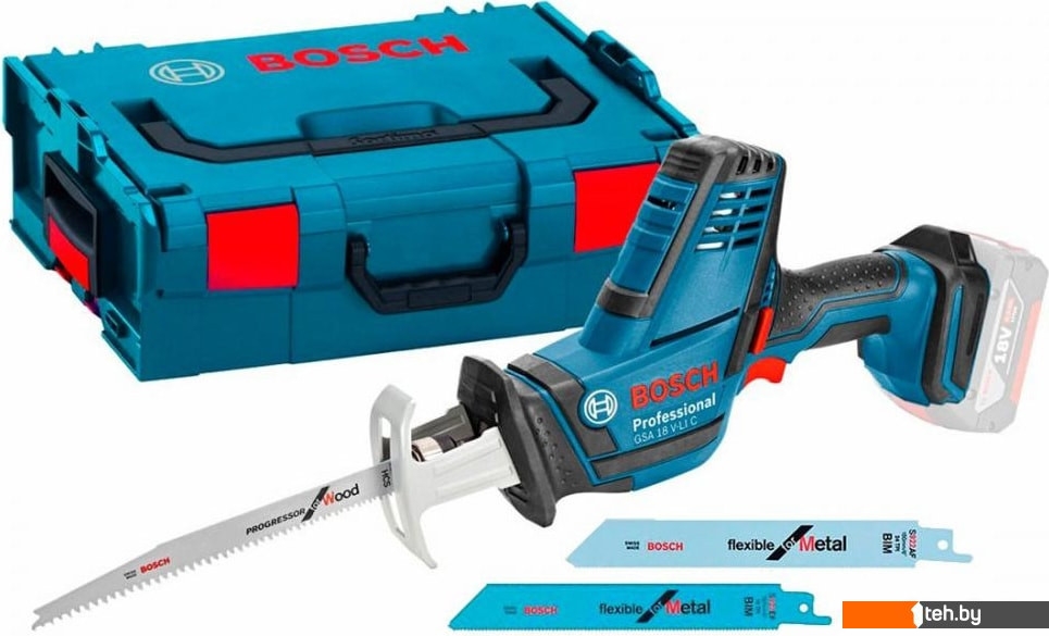  - Электропилы Bosch GSA 18 V-LI C Professional 06016A5001 (без АКБ, кейс) - GSA 18 V-LI C Professional 06016A5001 (без АКБ, кейс)