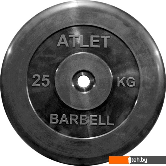  - Гантели, гири, штанги MB Barbell Атлет 26 мм (1x25 кг) - Атлет 26 мм (1x25 кг)