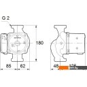 Насосы Grundfos UPS 32-80 180