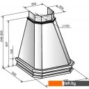 Вытяжки Elikor Пергола 60П-650-П3Л (бежевый/дуб неокрашенный)