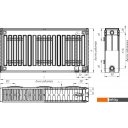 Радиаторы отопления Лидея ЛК 22-508 тип 22 500x800