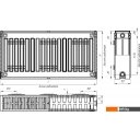 Радиаторы отопления Лидея ЛК 22-508 тип 22 500x800