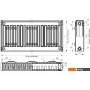 Радиаторы отопления Лидея ЛК 21-506 тип 21 500x600