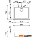 Кухонные мойки Elleci Quadra 105 Avena 51