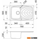 Кухонные мойки Elleci Master 300 G68 Bianco Titano