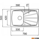 Кухонные мойки Elleci Living 300 Ghisa 70