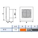 Вытяжная вентиляция CATA B-12 Вытяжная вентиляция CATA B-12