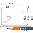 Кухонные мойки Franke Orion OID 611-62 114.0443.355 (полярный белый)