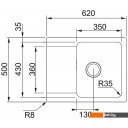Кухонные мойки Franke Orion OID 611-62 114.0443.355 (полярный белый)